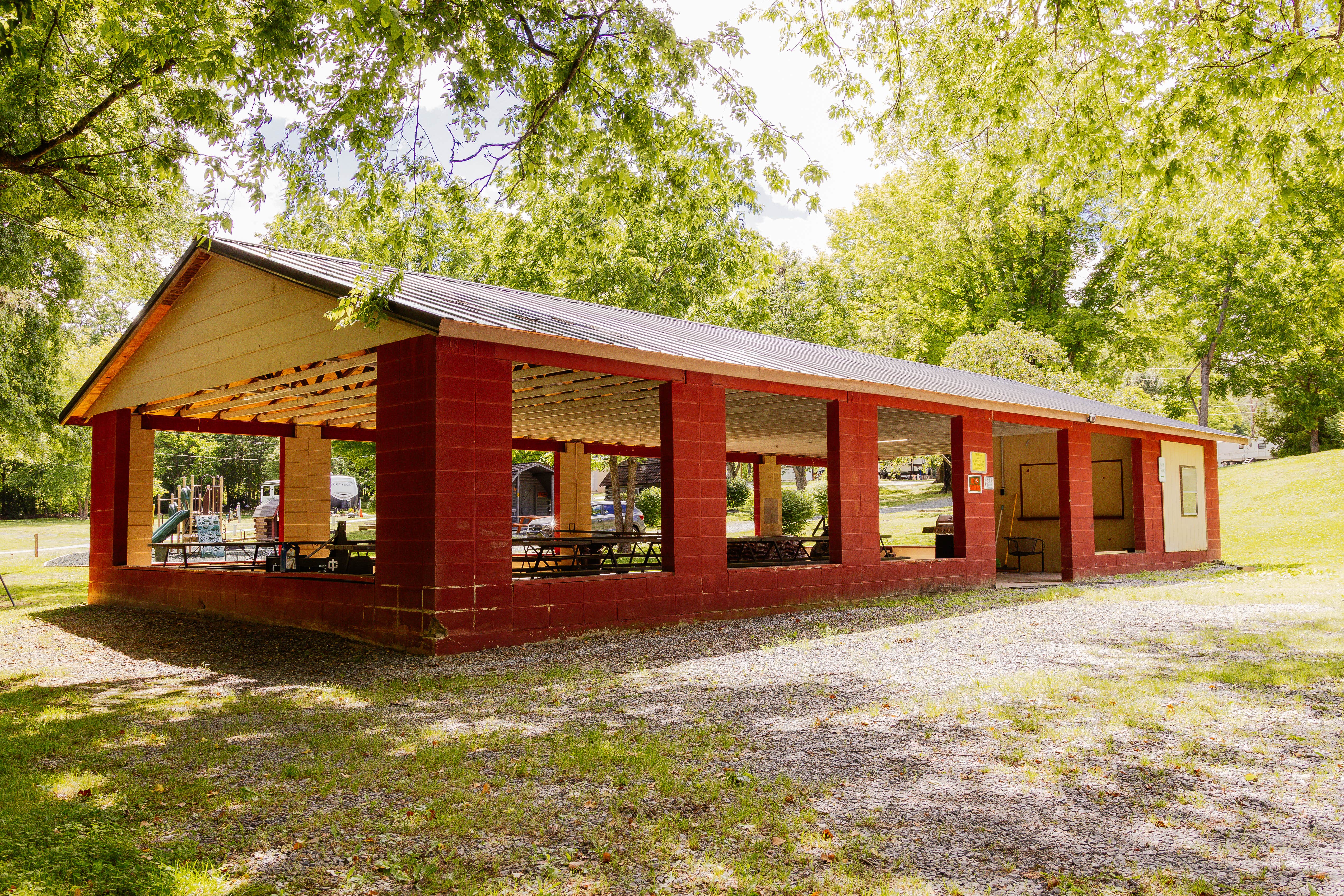 Mariana P.'s photo of glamping accommodations at Newport / I-40 / Smoky Mountains KOA Journey near Talbott, TN