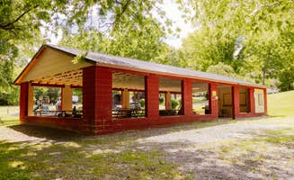 Mariana P.'s photo of glamping accommodations at Newport / I-40 / Smoky Mountains KOA Journey near Del Rio, TN