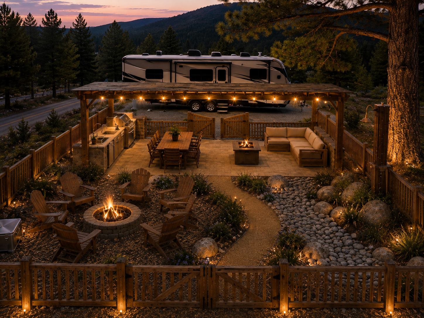 Camping near River Pond Campground: The Lookout RV Retreat, Crouch, Idaho