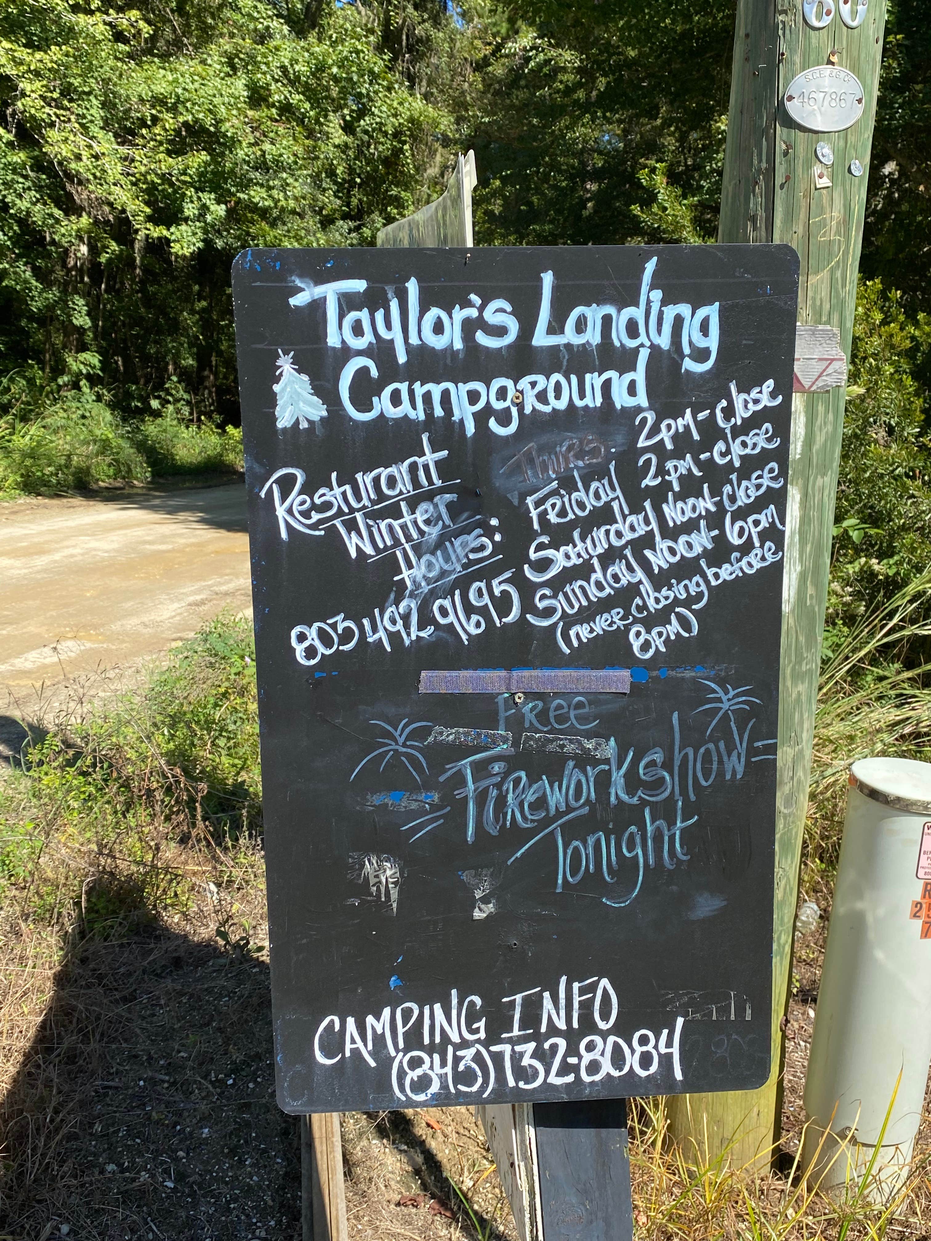 Camper-submitted photo at Taylor's Landing near Harleyville, SC