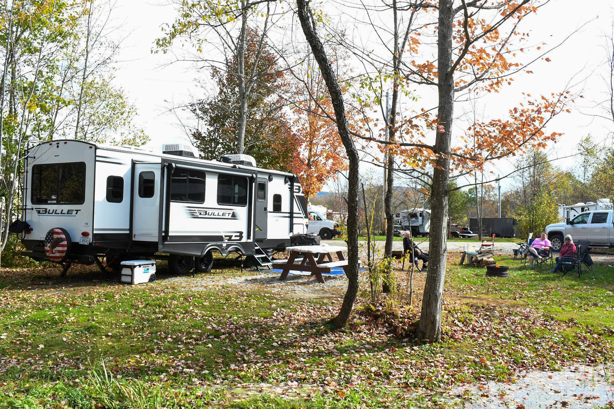 The Dyrt's photo of rv camping at Lone Mountain River Front Campground near Leeds, ME