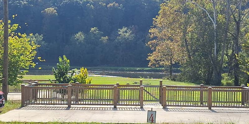 Camper submitted image from New River Waterfront RV Retreat | Full Hookups & Trail Access