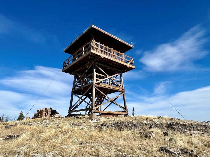 Camper-submitted photo at Granite Butte Lookout near Lincoln, MT