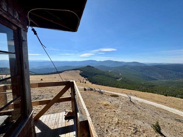 Camper-submitted photo at Granite Butte Lookout near Lincoln, MT