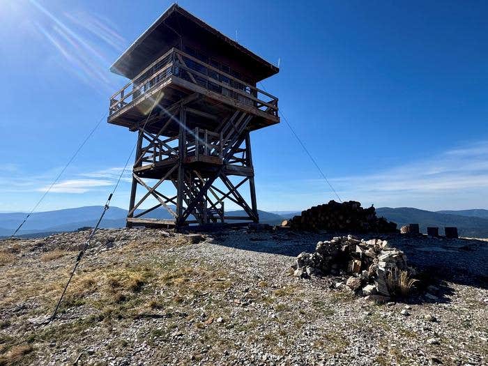 Camper-submitted photo at Granite Butte Lookout near Lincoln, MT