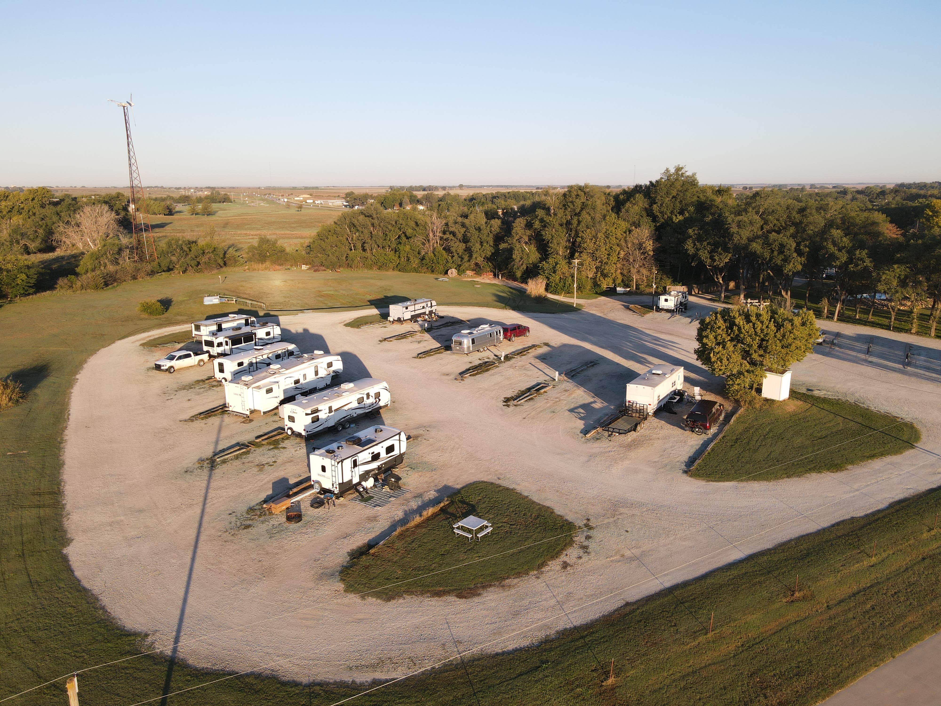 Camper-submitted photo at Evergreen Inn and RV Park near Byers, KS