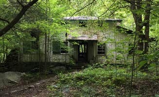 Amy P.'s photo of glamping accommodations at Elkmont Campground — Great Smoky Mountains National Park near Croatan National Forest