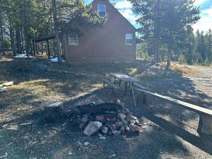 Camper-submitted photo at Hunters Spring Cabin near Neihart, MT