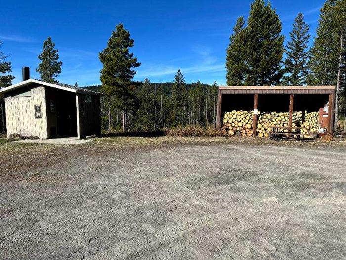 Camper-submitted photo at Hunters Spring Cabin near Neihart, MT