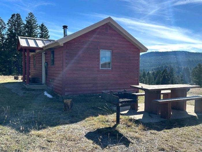 The Dyrt's photo of a cabin at Calf Creek Cabin near Martinsdale, MT