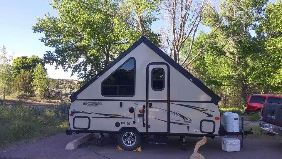 Amanda B.'s photo of rv camping at Steinaker State Park Campground near Bonanza, UT