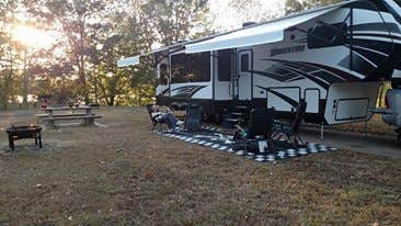 Erika H.'s photo of rv camping at Oak Grove - John W. Kyle State Park near Oxford, MS