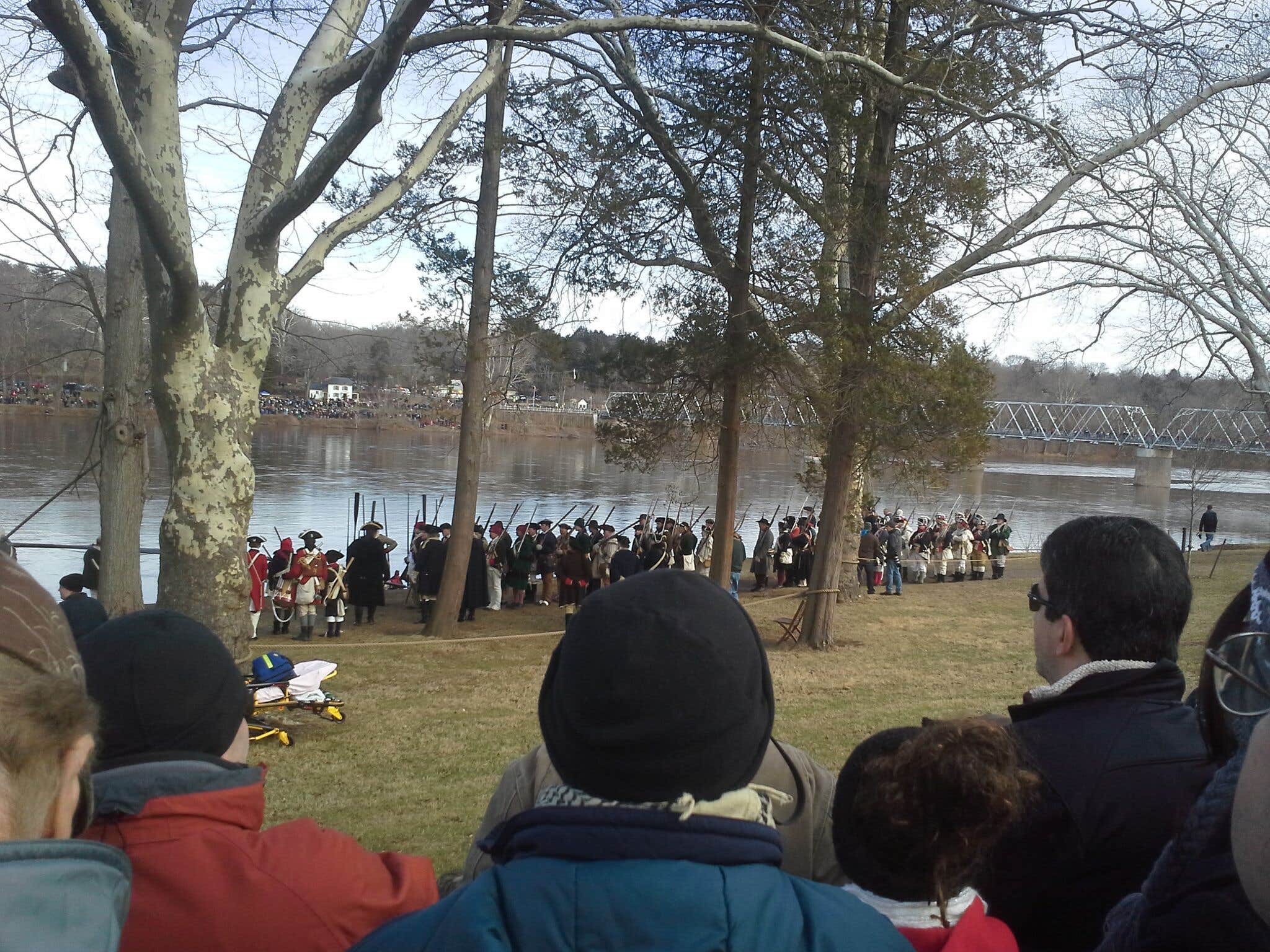 the re-enactment begins!