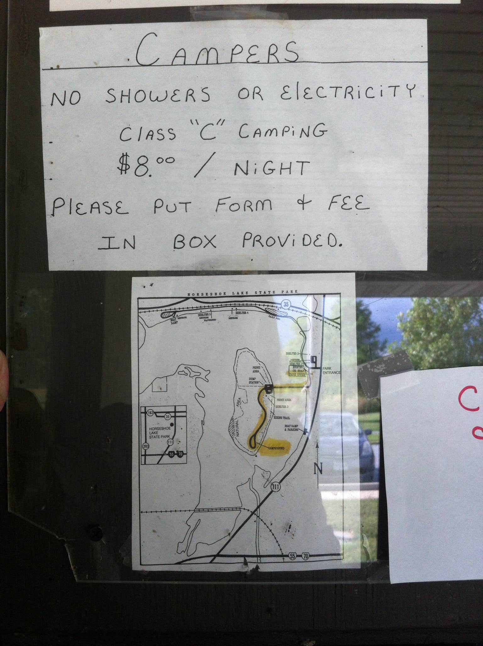 Camper-submitted photo at Horseshoe Lake State Park Campground near Normandy, MO