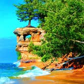 Review photo of Pictured Rocks National Lakeshore Backcountry Sites — Pictured Rocks National Lakeshore by Anna C., September 30, 2016