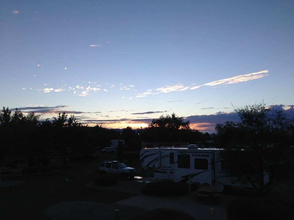 Sunrise at the campground