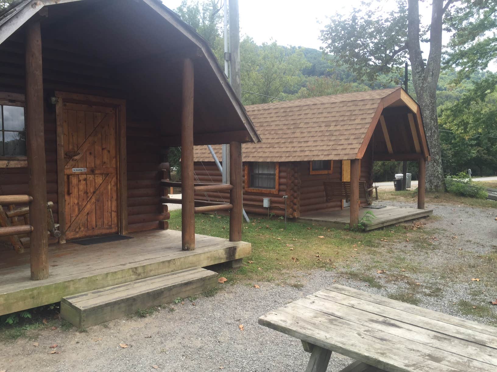 Daniel P.'s photo of a cabin at Asheville East KOA near Swannanoa, NC
