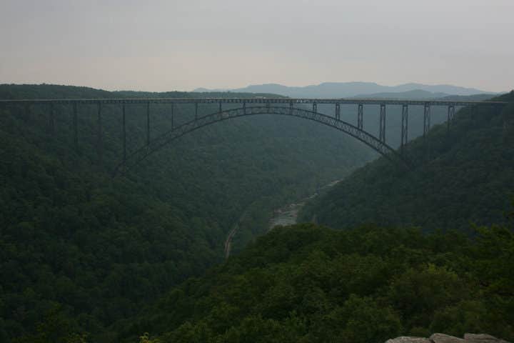 Camper-submitted photo at New River Gorge Campground - American Alpine Club near Edmond, WV