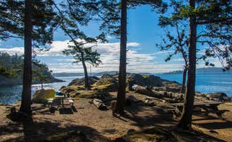 Shari  G.'s photo of tent camping at Jones Island Marine State Park Campground near Blaine, WA