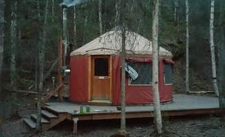 Jonathan V.'s photo of glamping accommodations at Eagle River Campground — Chugach State Park near Eagle River, AK