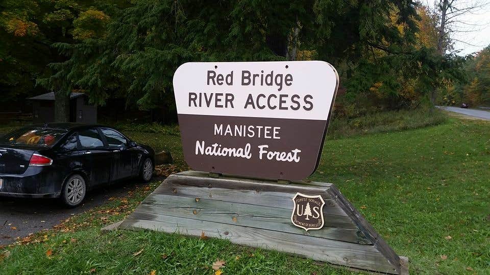 Camper-submitted photo at Manistee River Bridge Campground near Grayling, MI