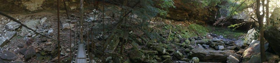 Camper-submitted photo at Savage Falls Campground — Savage Gulf State Park near Signal Mountain, TN