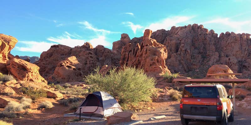 Camper submitted image from Atlatl Rock Campground — Valley of Fire State Park
