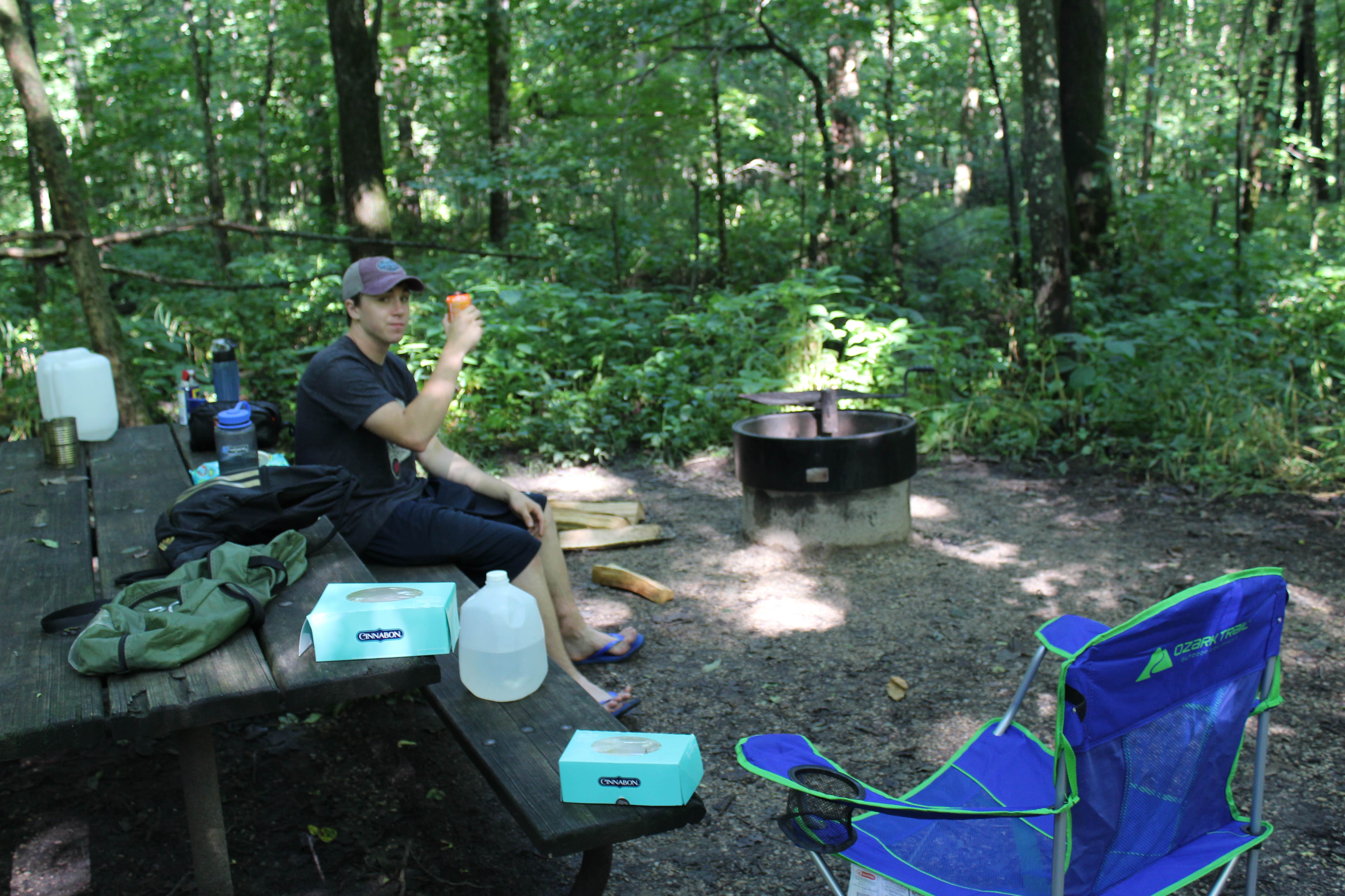Dominic U.'s photo at Forestville Mystery Cave State Park Campground near Le Roy, MN