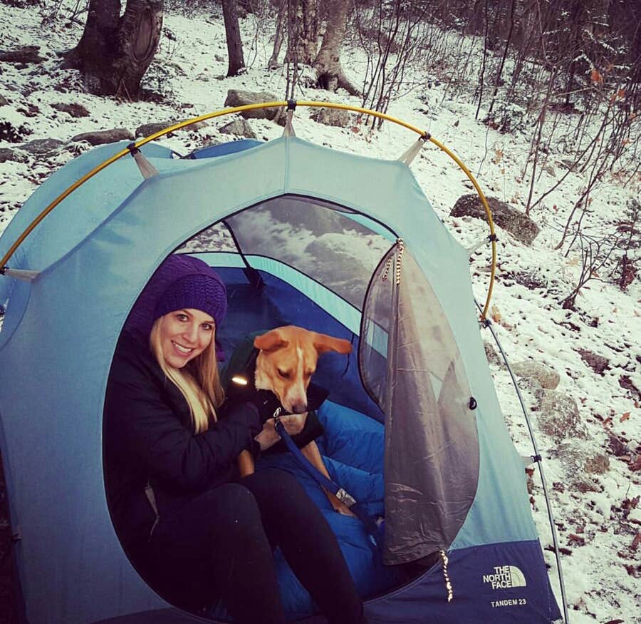 Camper submitted image from Grafton Loop Trail - Sargent Brook Campsite - 5