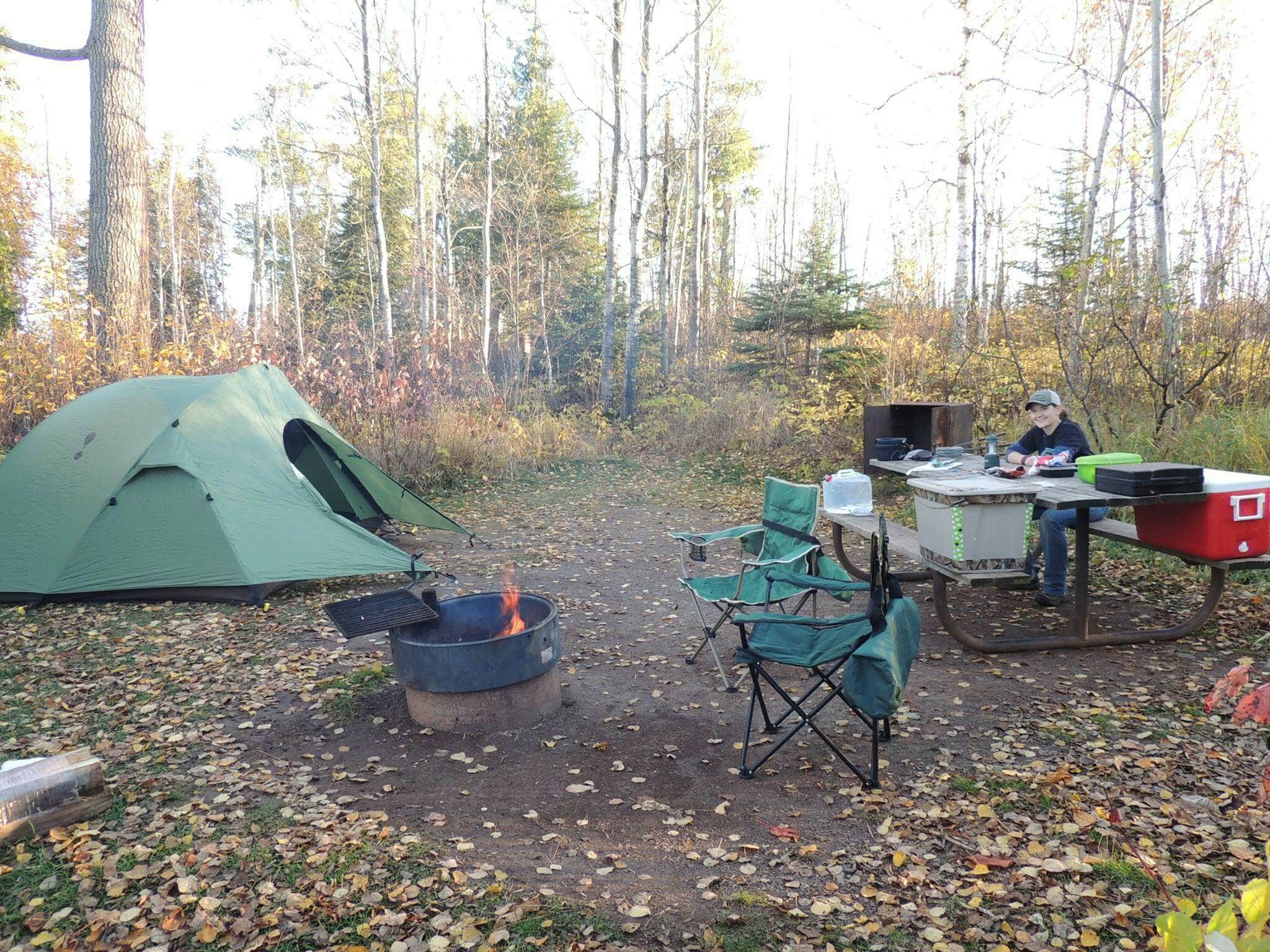 Lauren M.'s photo at Lake Superior Cart-in Campground — Tettegouche State Park near Silver Bay, MN