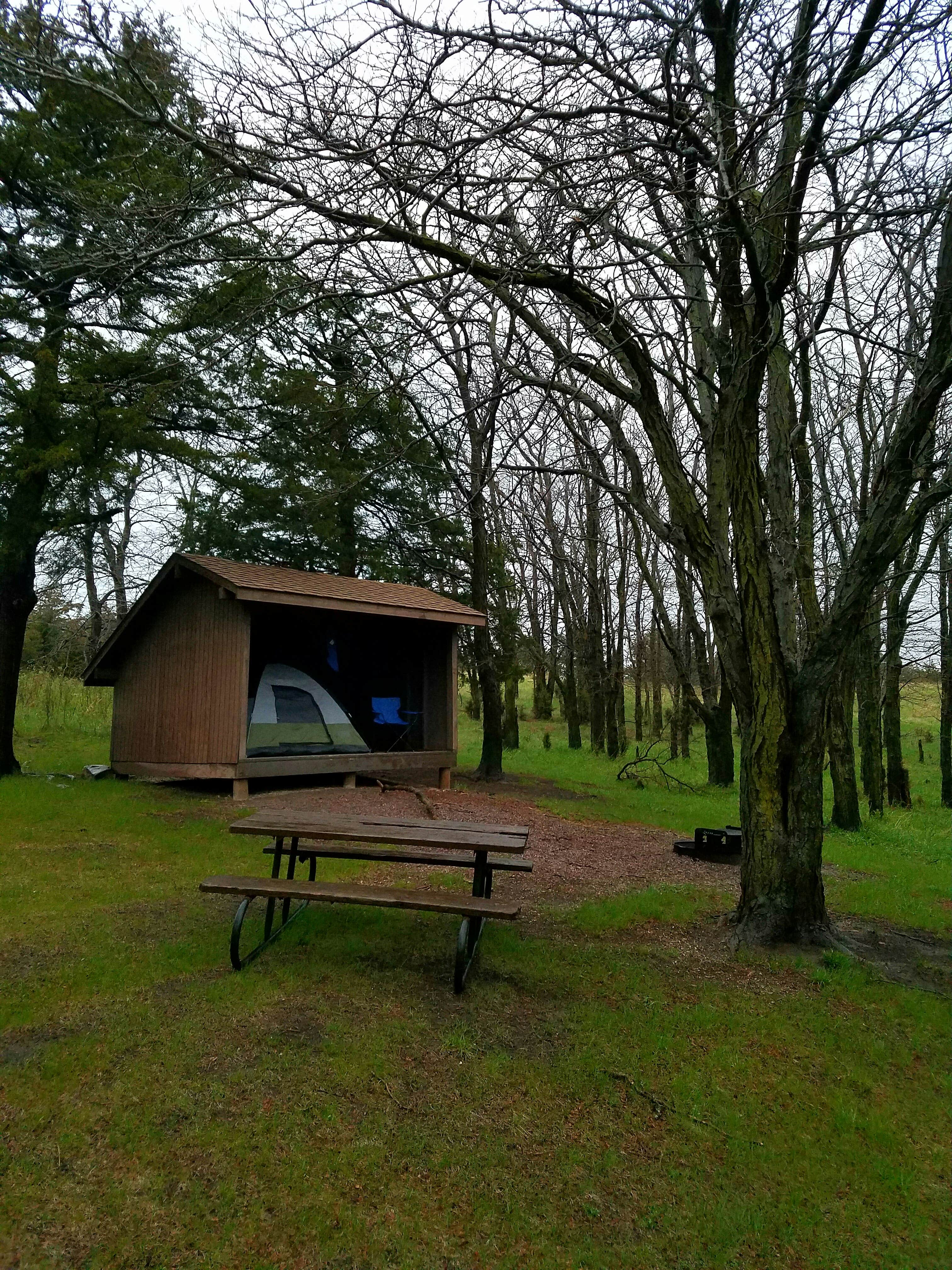 Camper-submitted photo at Tent Camping Area — Niobrara State Park near Niobrara, NE