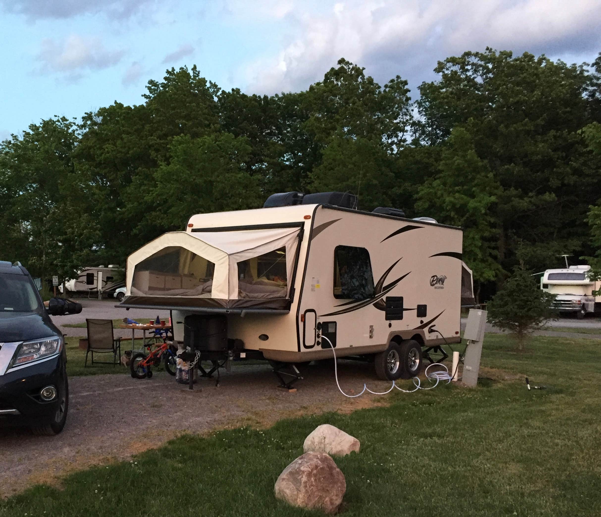 Kerrie F.'s photo of rv camping at HTR Niagara Campground near Youngstown, NY