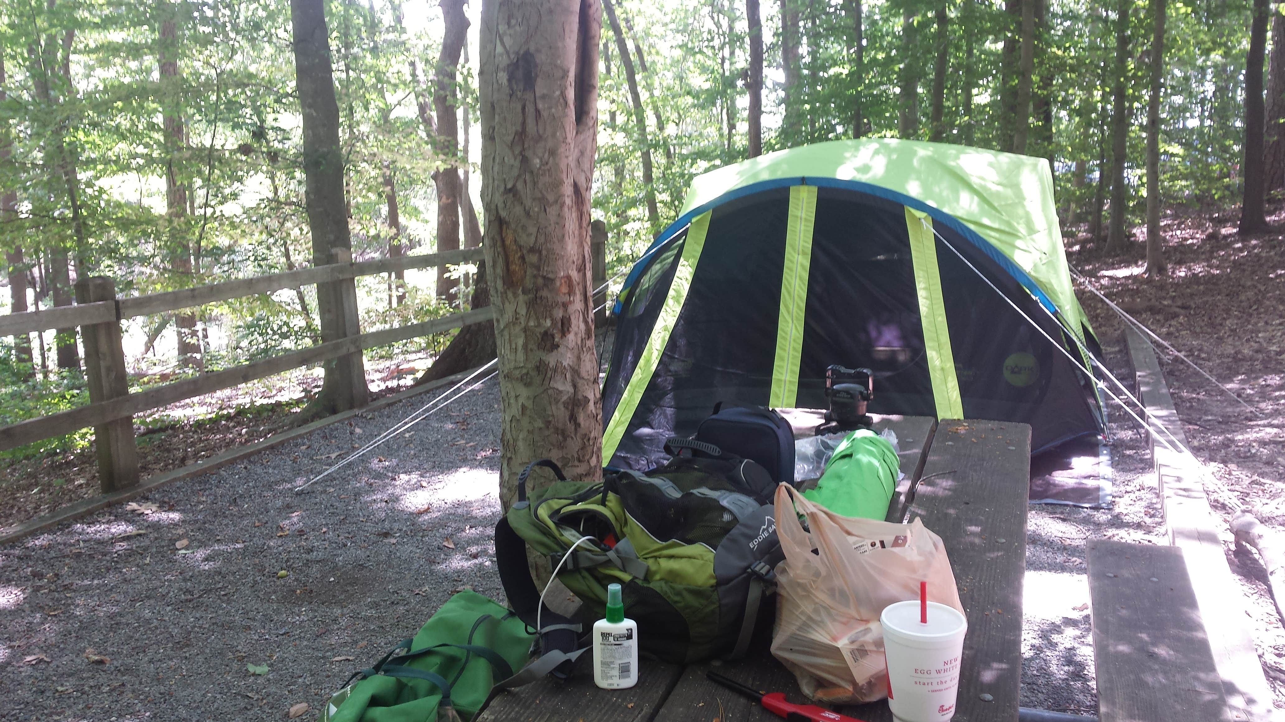 Sarah S.'s photo at Occoneechee State Park Campground near South Boston, VA