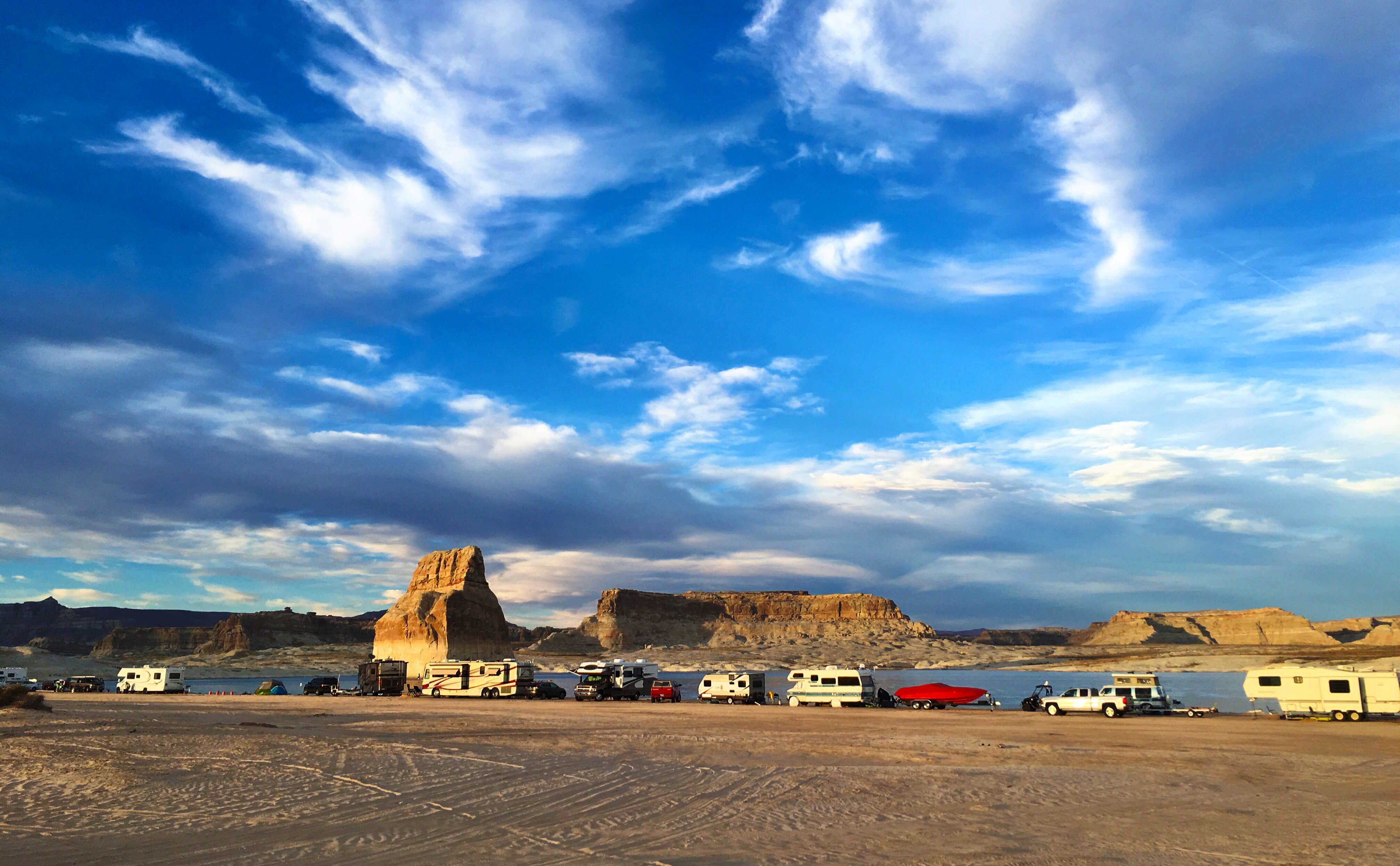 Jake J.'s photo at Lone Rock Beach Primitive Camping Area — Glen Canyon National Recreation Area near Page, AZ
