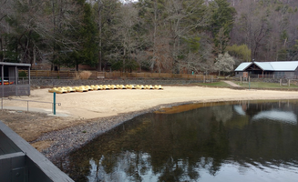Kelly W.'s photo of a cabin at Vogel State Park Campground near Sautee Nacoochee, GA