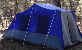 Amy M.'s photo of tent camping at Lower Karr Canyon Campground near Capitan, NM