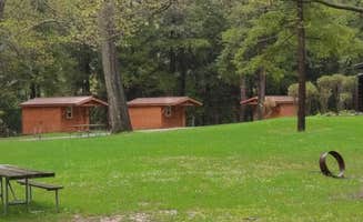 Geoff W.'s photo of glamping accommodations at Stony Brook State Park Campground near Holland, NY