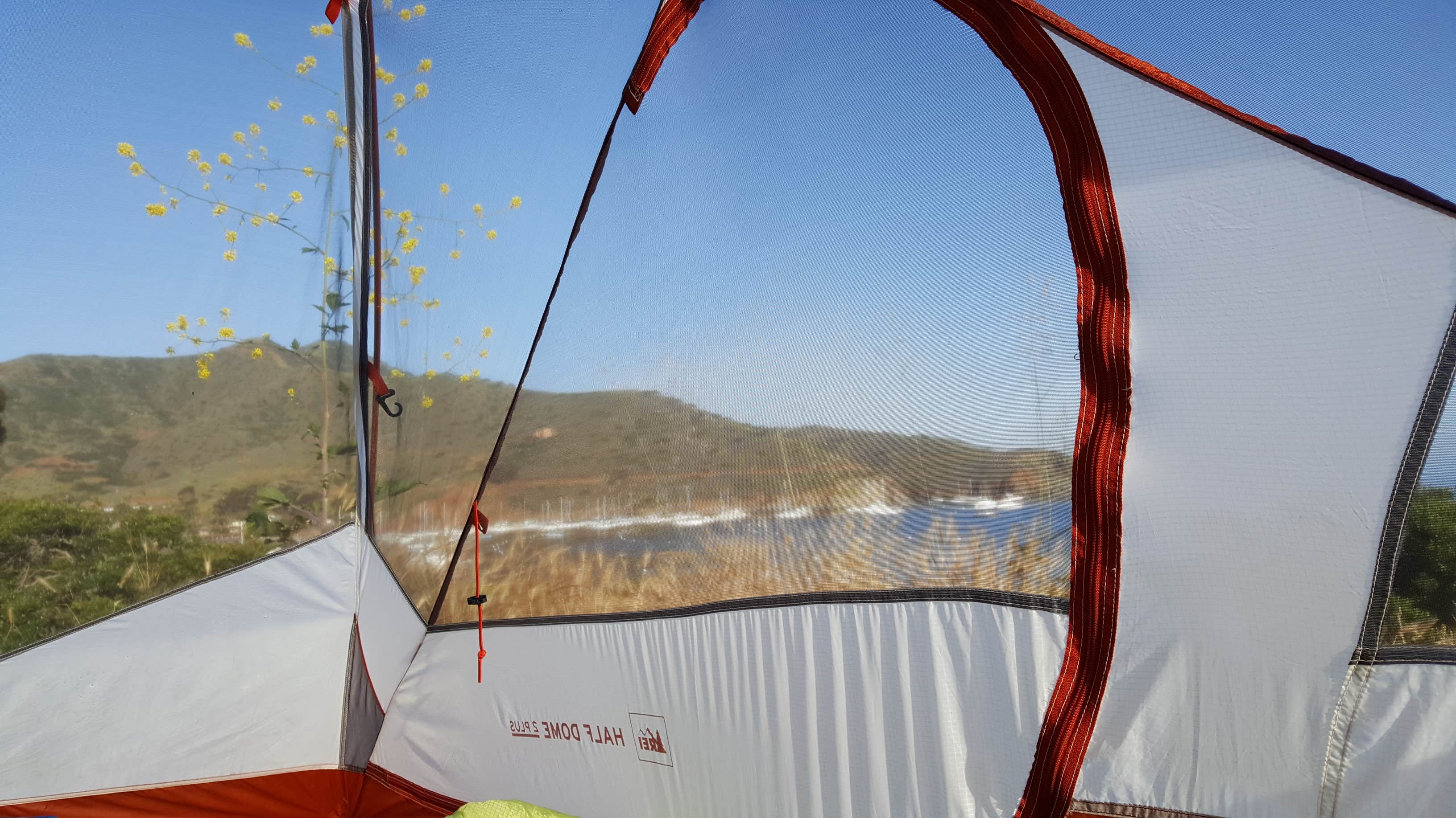 Katie R.'s photo of tent camping at Two Harbors Campground near Sunset Beach, CA