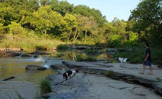 Dusty G.'s photo of camping with pets at Osage Hills State Park Campground near Kaw Lake