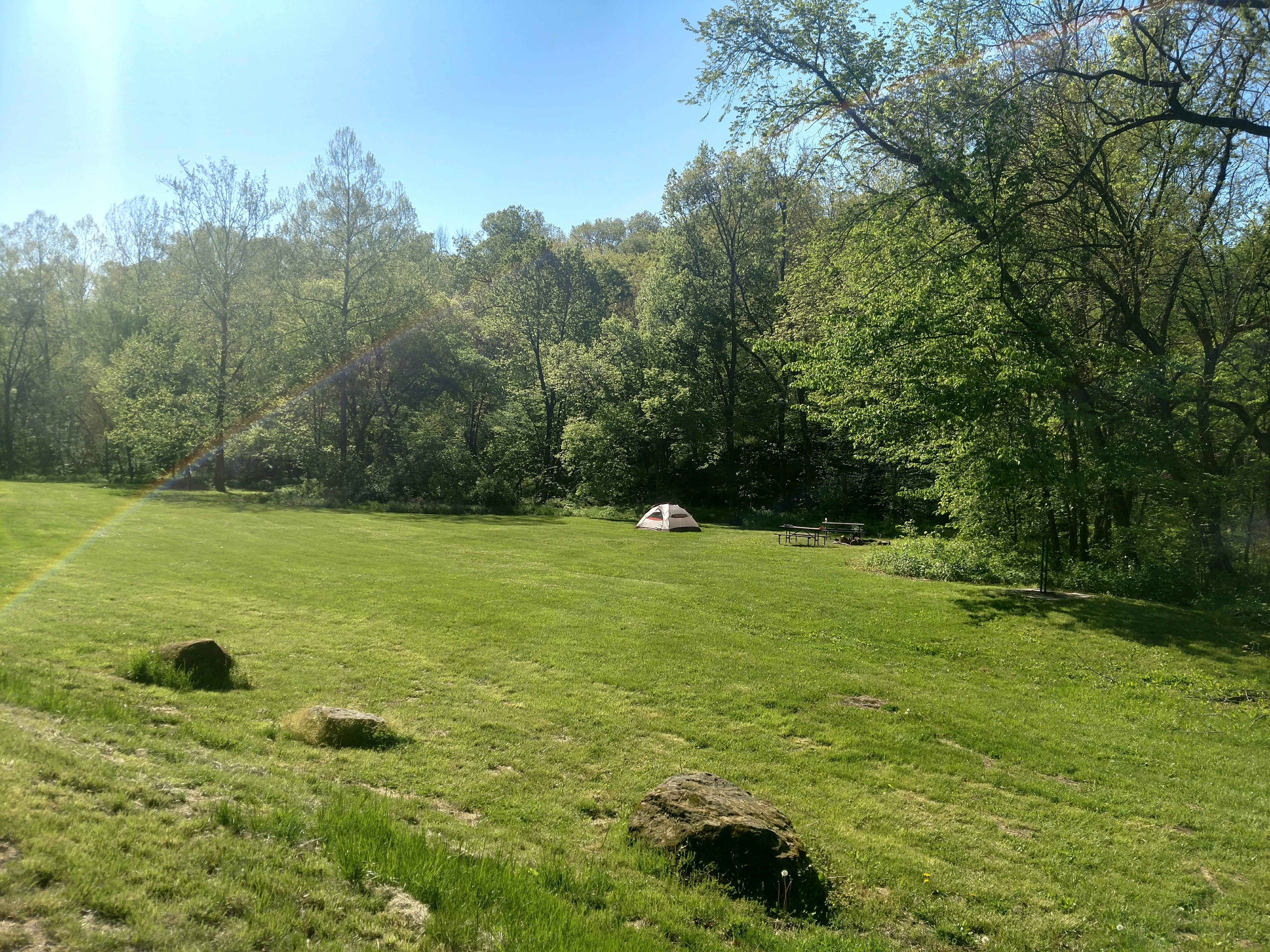 Camper submitted image from Hackberry Hollow Campground — Indian Cave State Park - 2
