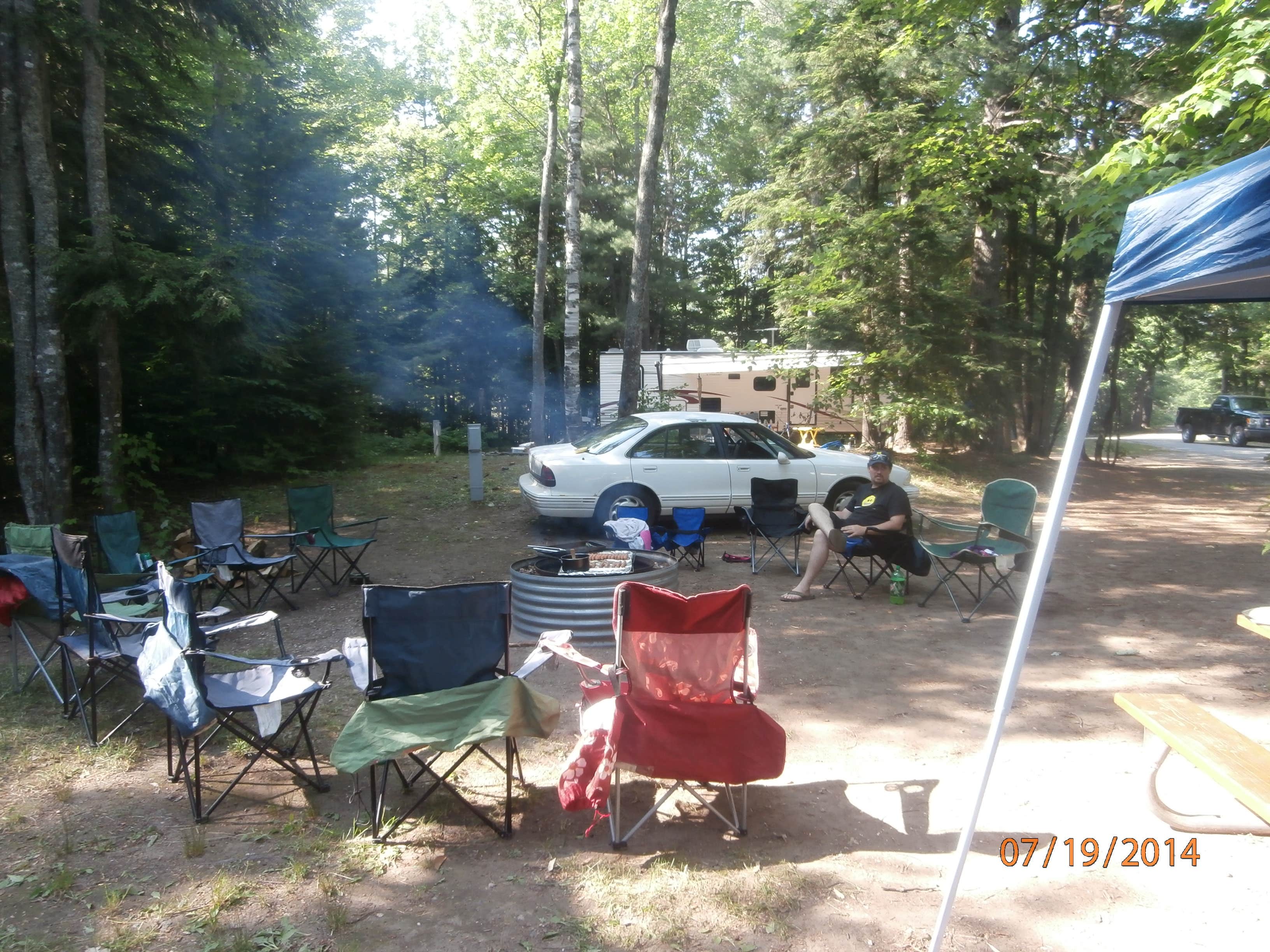Camper submitted image from Rivermouth Modern Campground — Tahquamenon Falls State Park - 3