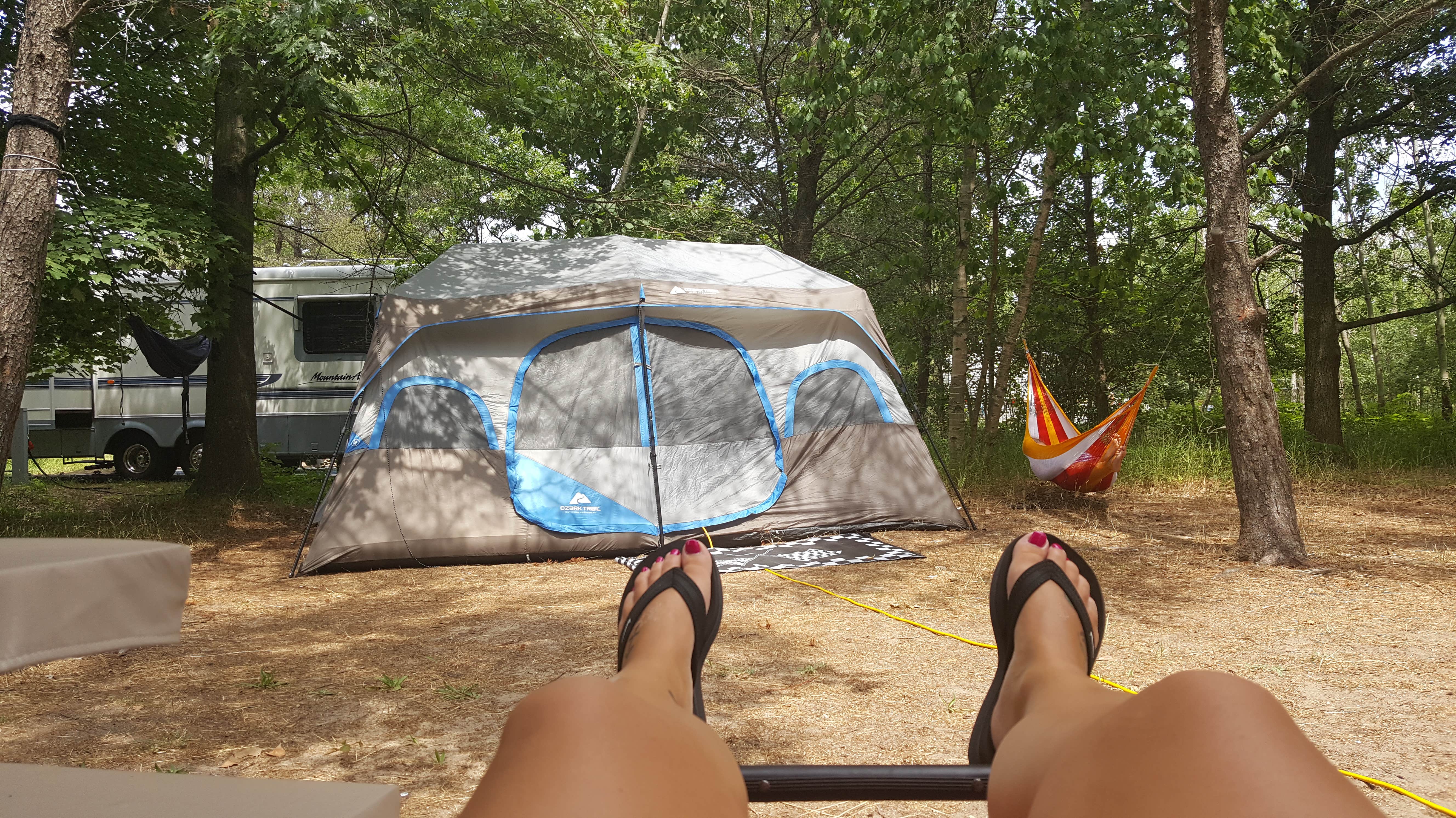 Camper submitted image from Lake Michigan Campground at Muskegon State Park Campground - 3