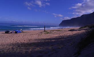 Camping near Lucy Wright Beach Park: Polihale State Park Campground, Kapa‘a, Hawaii