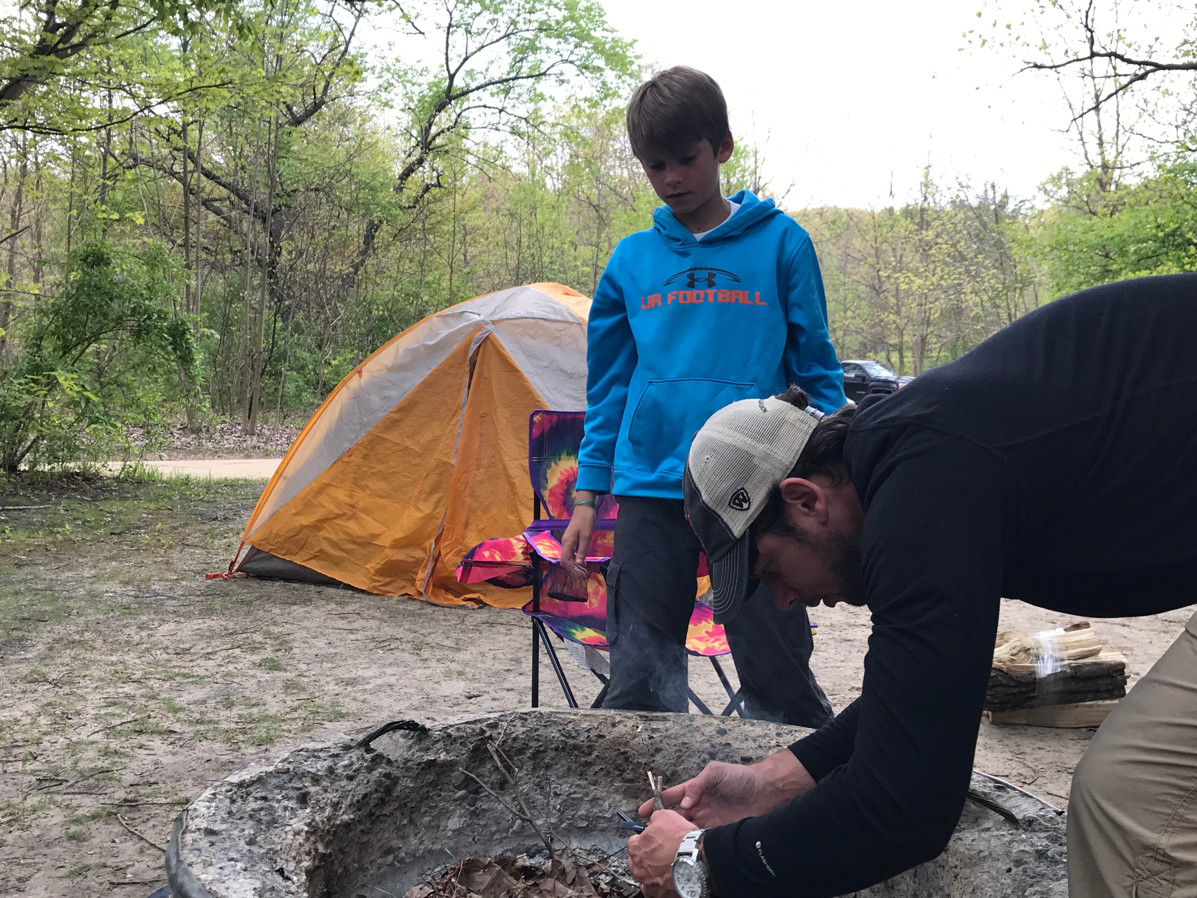 Amy M.'s photo at Mount Randall Campground — Warren Dunes State Park near Benton Harbor, MI