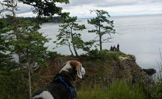 Jill T.'s photo of camping with pets at Deception Pass State Park Campground near Oak Harbor, WA