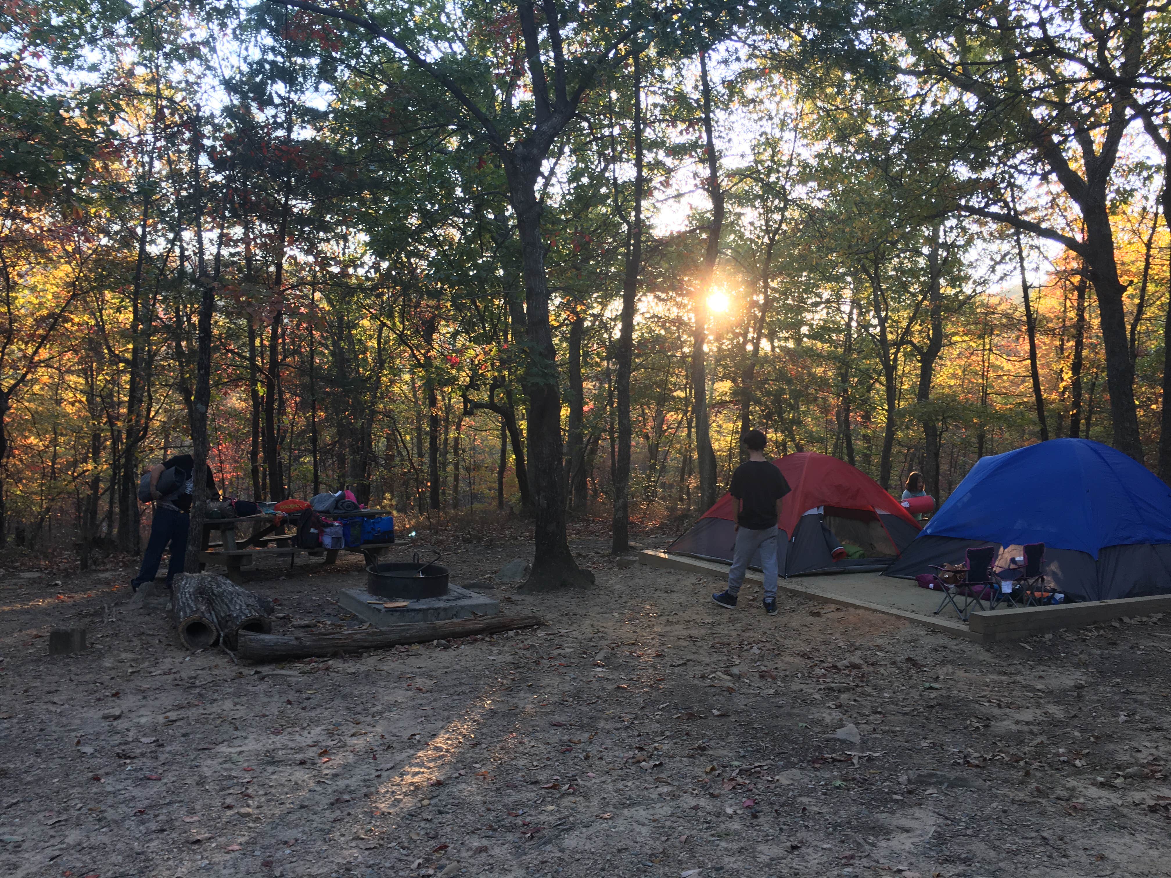 Camping near hanging 2025 rock state park