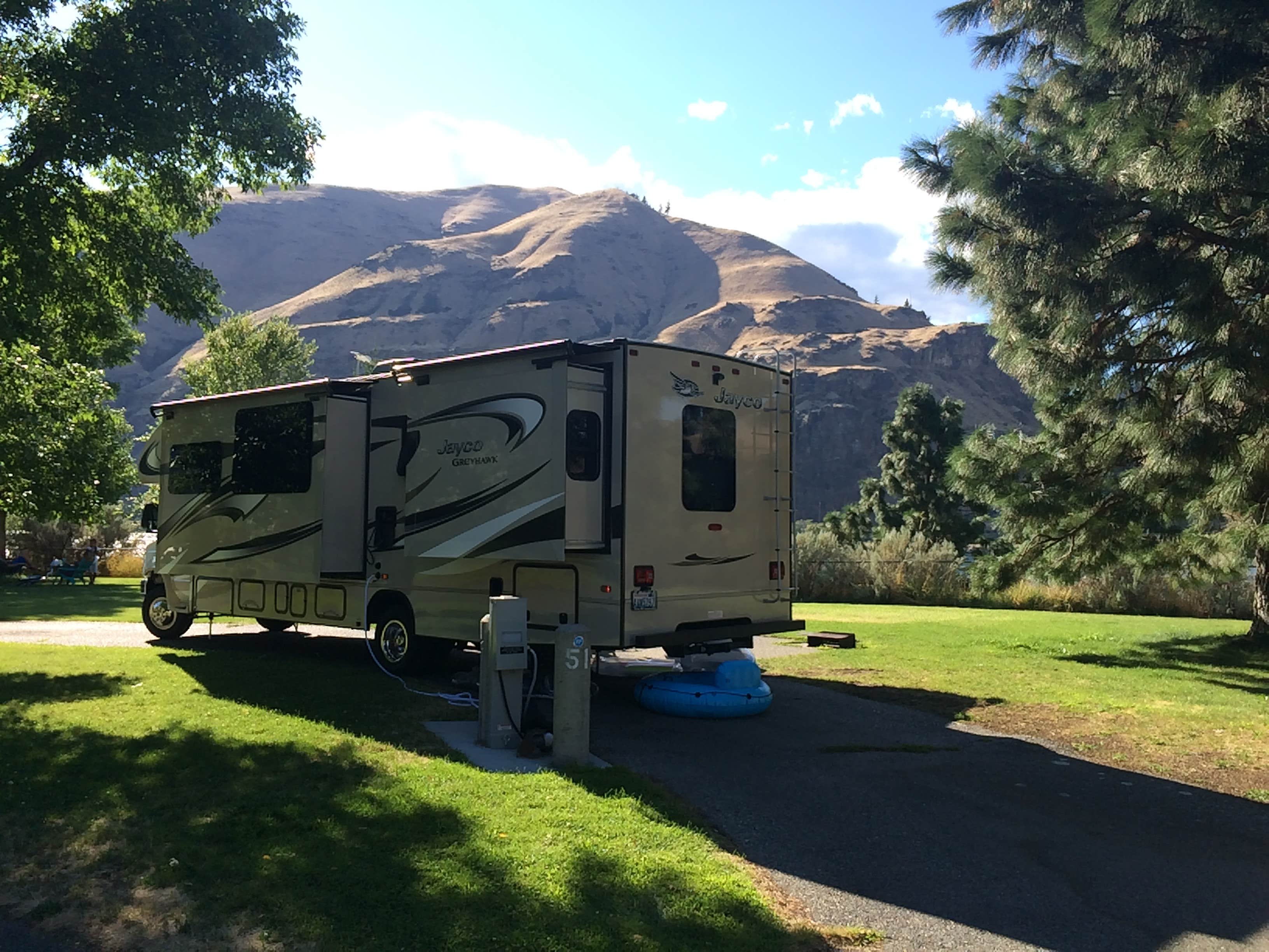 Colleen T.'s photo of rv camping at Lincoln Rock State Park Campground near Wenatchee, WA