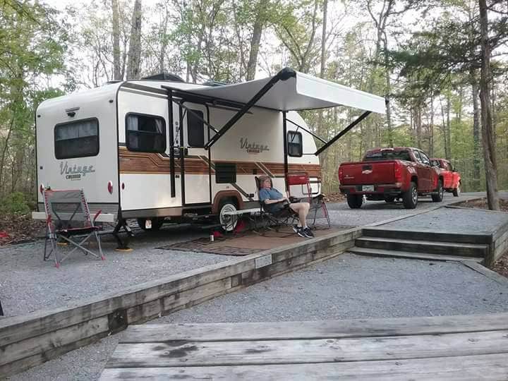 Jeff B.'s photo of rv camping at James H 'Sloppy' Floyd State Park Campground near Rome, GA