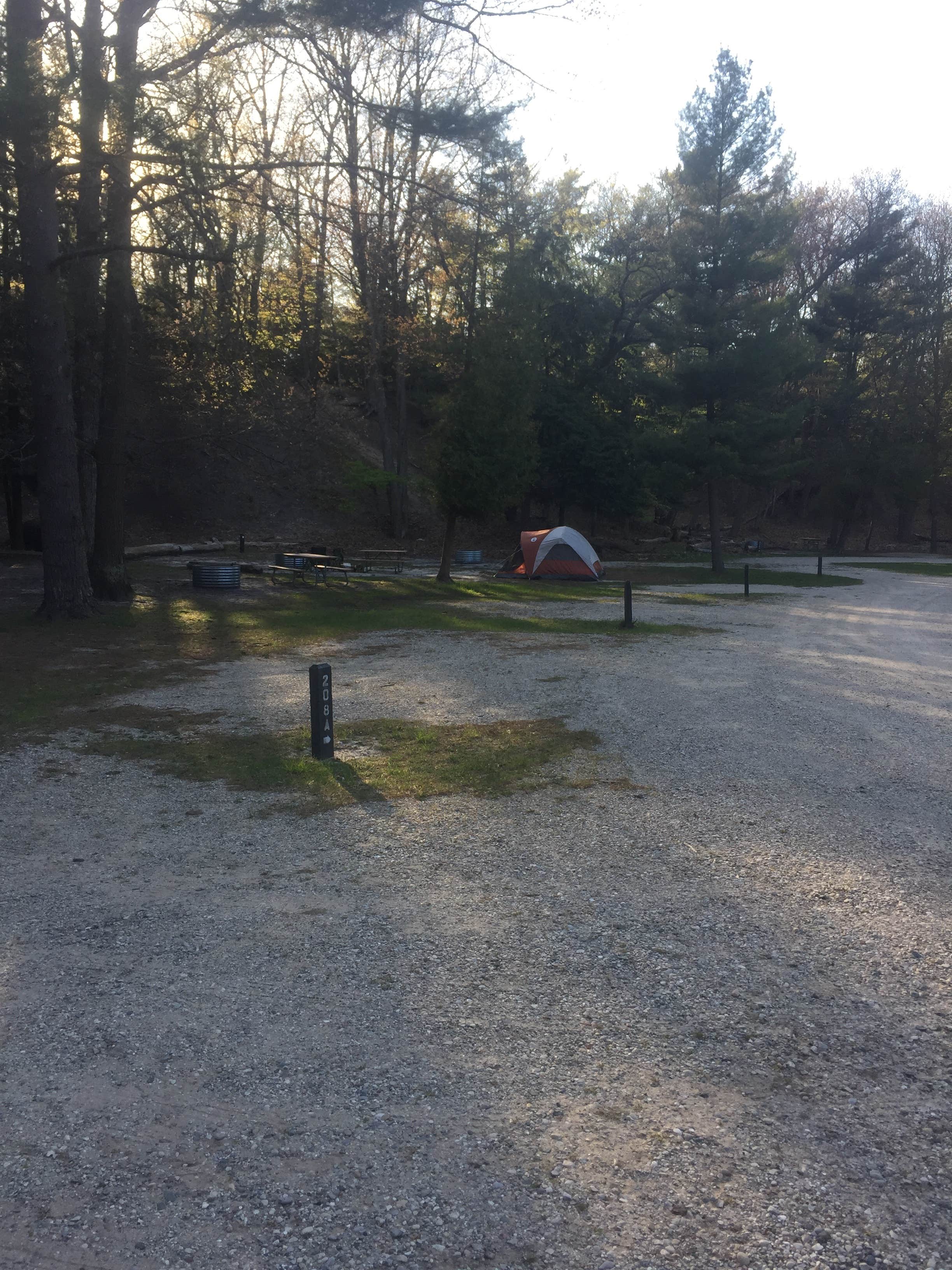 Camper-submitted photo at Pines Campground — Ludington State Park near Custer, MI