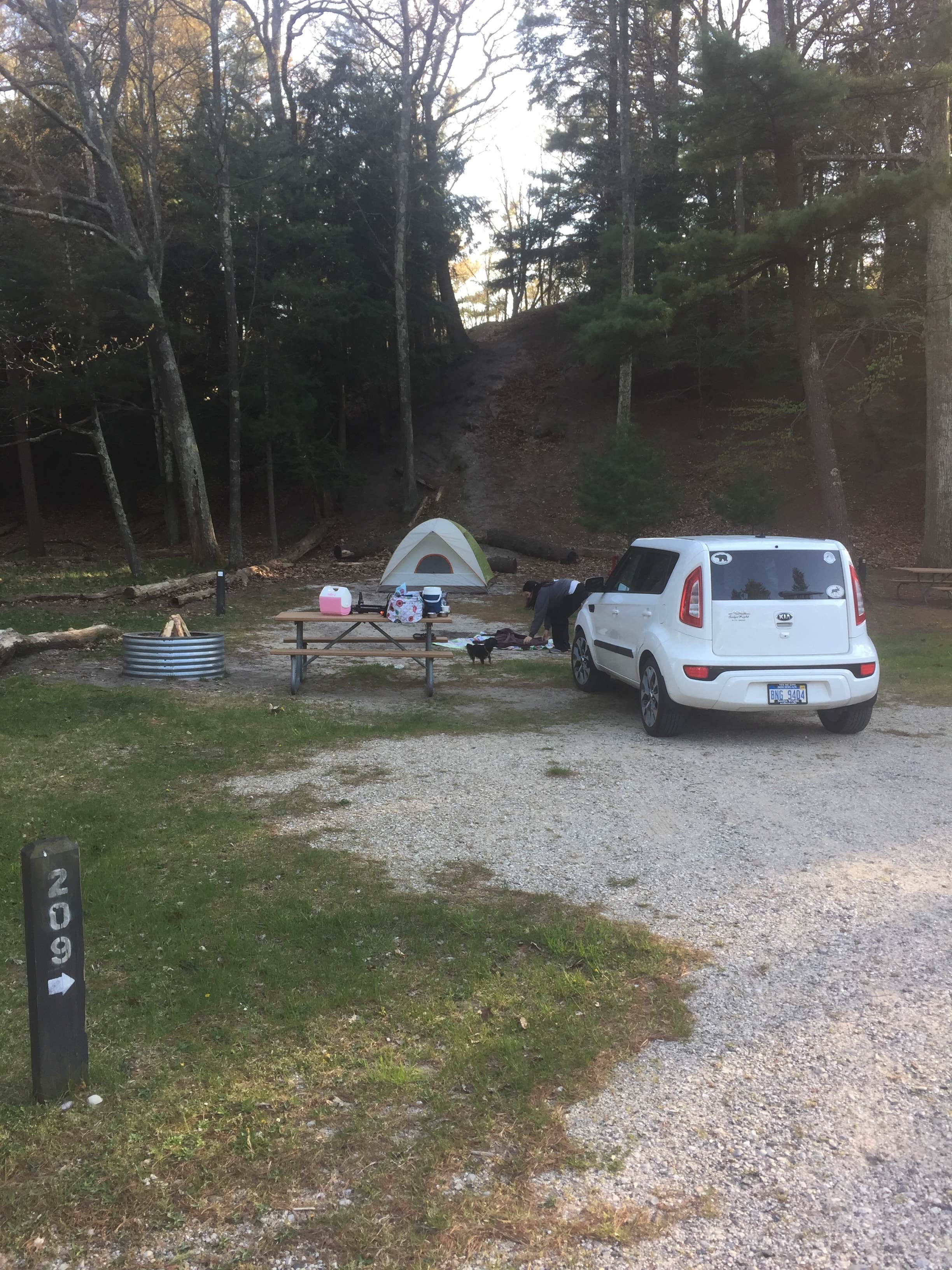 Dan G.'s photo at Pines Campground — Ludington State Park near Manistee, MI